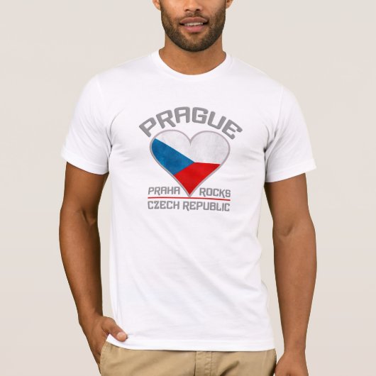 PRAGUEシャツ – 選択スタイル Tシャツ (正面)