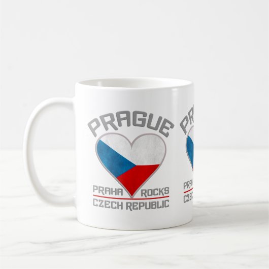 PRAGUEマグカップ – 選択スタイル&カラー コーヒーマグカップ (左)