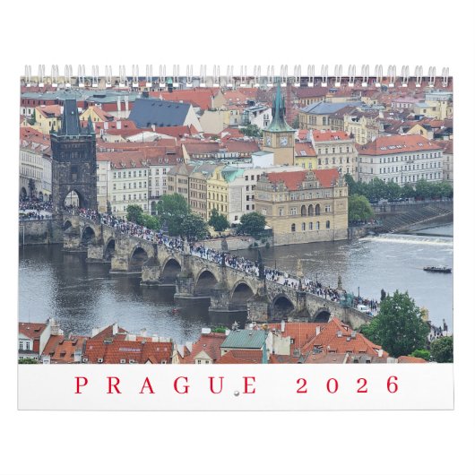Prague 2026 calendar カレンダー (カバー)