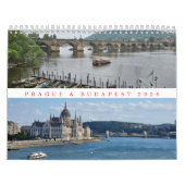 Prague and Budapest 2026 calendar カレンダー (カバー)