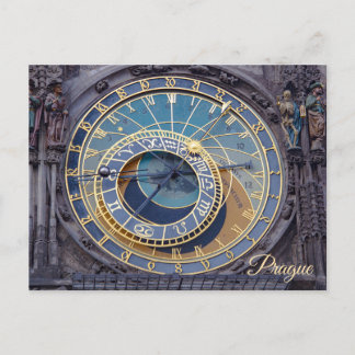 Prague astronomical clock ポストカード