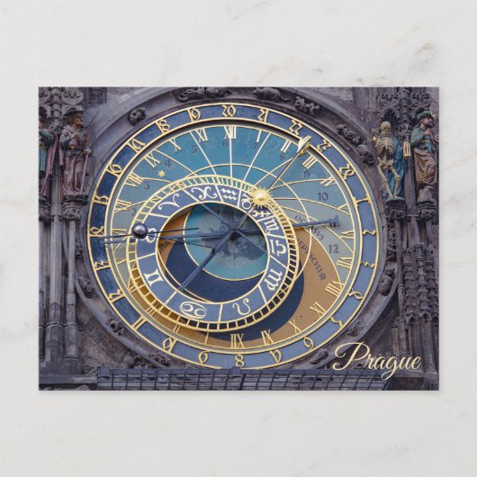 Prague astronomical clock ポストカード (正面)