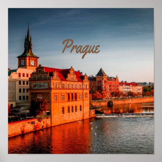 Prague Capital of the Czech Republic ポスター (正面)