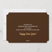 Prague Castle New Years Card, Prague Art  Holiday シーズンカード (裏面)
