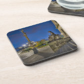 Prague Castle Night Hard Plastic Coaster コースター (左側)