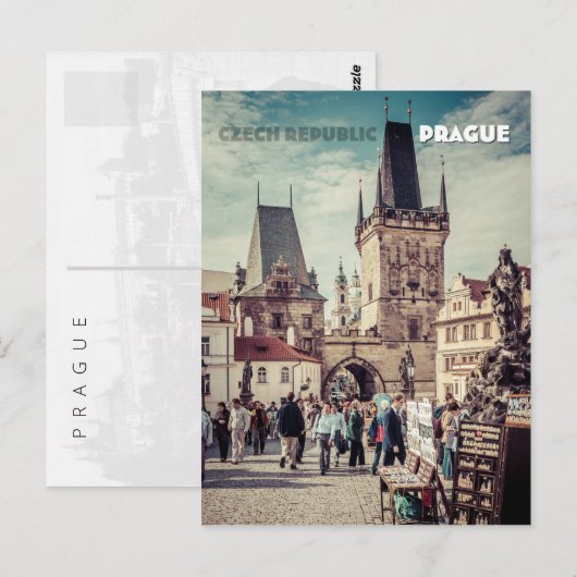 Prague, Czech Republic ポストカード (正面/裏面)
