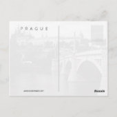 Prague, Czech Republic ポストカード (裏面)