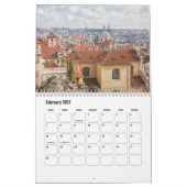 Prague-Czech Republic Calendar カレンダー (2月 2027)
