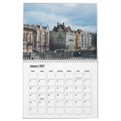Prague-Czech Republic Calendar カレンダー (1月 2027)