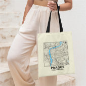 Prague, Czech Republic City Map Tote Bag トートバッグ