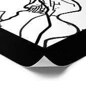 Prague Czechia City Map ポスター (角)