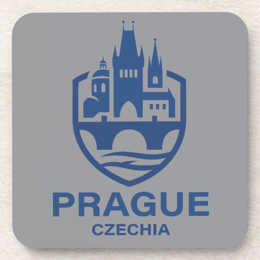 Prague Czechia Europe コースター (正面)