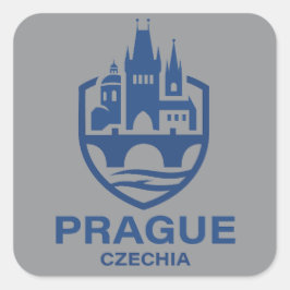 Prague Czechia Europe スクエアシール