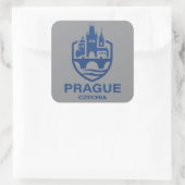 Prague Czechia Europe スクエアシール (バッグ)