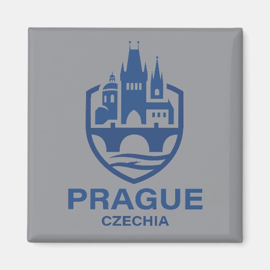 Prague Czechia Europe マグネット (正面)