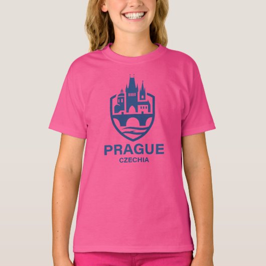 Prague Czechia Europe Tシャツ (正面)