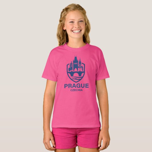 Prague Czechia Europe Tシャツ (正面フル)