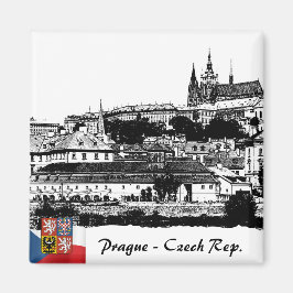 Prague Magnet, Charles Bridge / Prague Castle マグネット