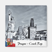 Prague Magnet, Charles Bridge, Towers マグネット (正面)