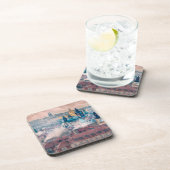 Prague Old Town Morning Hard Plastic Coaster コースター (右側)