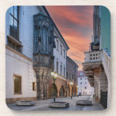 Prague Old Town Street Hard Plastic Coaster コースター (正面)