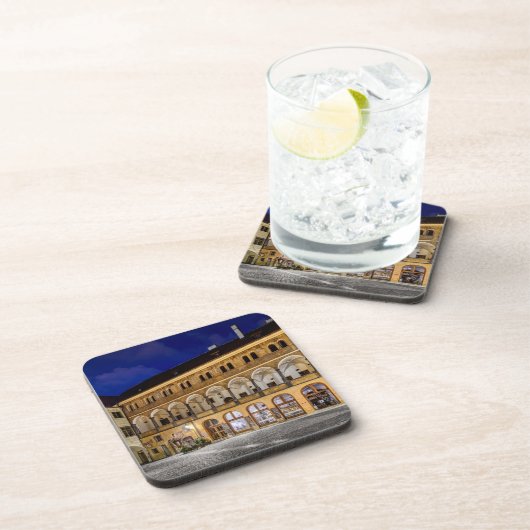 Prague Old Town Ungelt Night Hard Plastic Coaster コースター (右側)