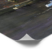 Prague Panorama Charles Bridge Prague Castle ポスター (角)