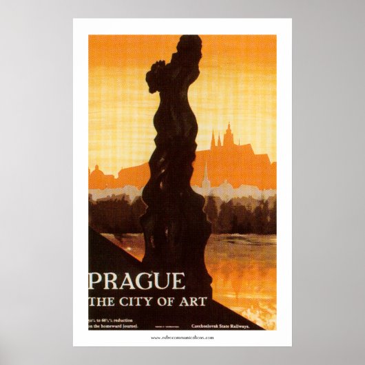Prague - The City of Art ポスター (正面)