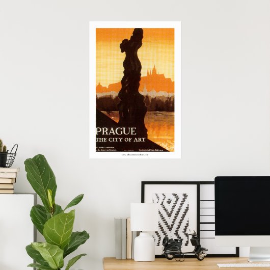 Prague - The City of Art ポスター (ホームオフィス)