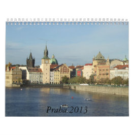 Prahaの2013年の写真撮影のカレンダー カレンダー