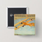 Prahaの~フランコRoumanie 缶バッジ (正面&裏面)