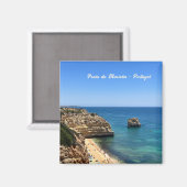 Praia da Marinha – ラゴア – ポルトガル – アルガルヴェ マグネット (正面/裏面)
