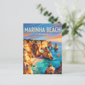 Praia da Marinha Portugal ポストカード (スタンド正面)