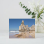 Praia da Ursaビーチの岩ポルトガルのギフトポスター シーズンポストカード (スタンド正面)