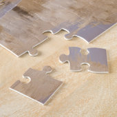 Praia da Ursaビーチの岩ポルトガルのギフトポスター ジグソーパズル (側面)