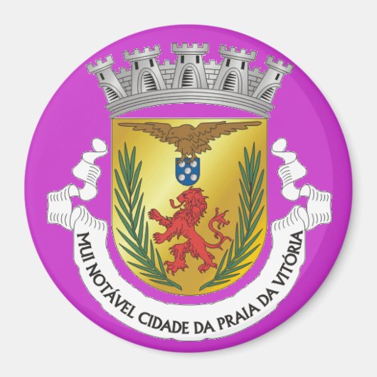 Praia da Vitoria* Terceira Azores Magnet マグネット (正面)