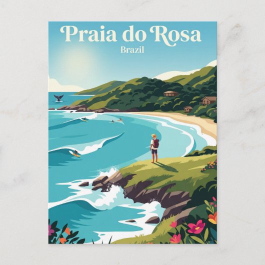 Praia do Rosa Brazil ポストカード (正面)