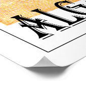 Praia Marinhaビーチ，アルガルヴポルトガルポスター ポスター (角)