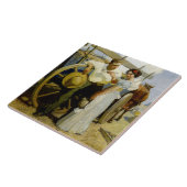 “Prairie Couple and Wagon” by NC Wyeth タイル (側面)