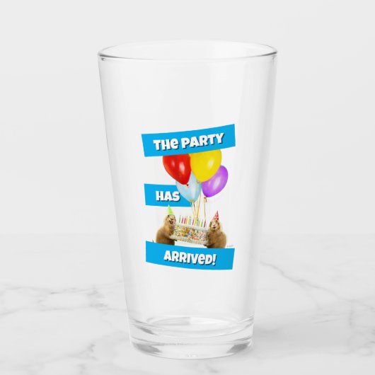 Prairie Dog Birthday Party タンブラーグラス (正面)