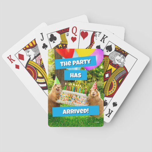 Prairie Dog Birthday Party トランプ (裏面)