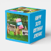 Prairie Dog Birthday Party フェイバーボックス (裏面サイド)