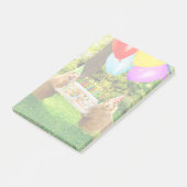 Prairie Dog Birthday Party ポストイット (アングル)