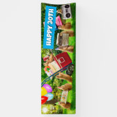 Prairie Dog Birthday Party 横断幕 (縦)