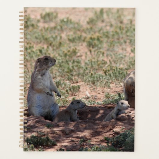 Prairie Dog Family プランナー手帳 (正面)