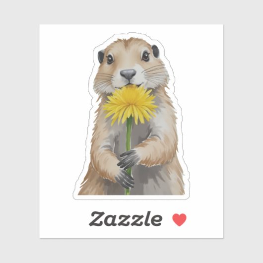 Prairie Dog Watercolor シール (シート)