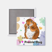 prairie dog which stands (4) マグネット (正面/裏面)