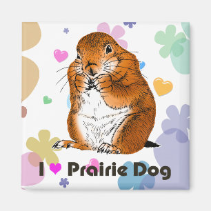 prairie dog which stands (4) マグネット