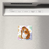 prairie dog which stands (4) マグネット (インサイチュ (食洗機))