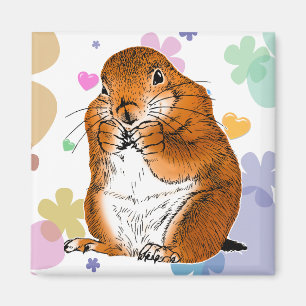 prairie dog which stands (4) マグネット